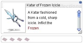katar of frozen icicle|Katar of Frozen Icicle [3] .
